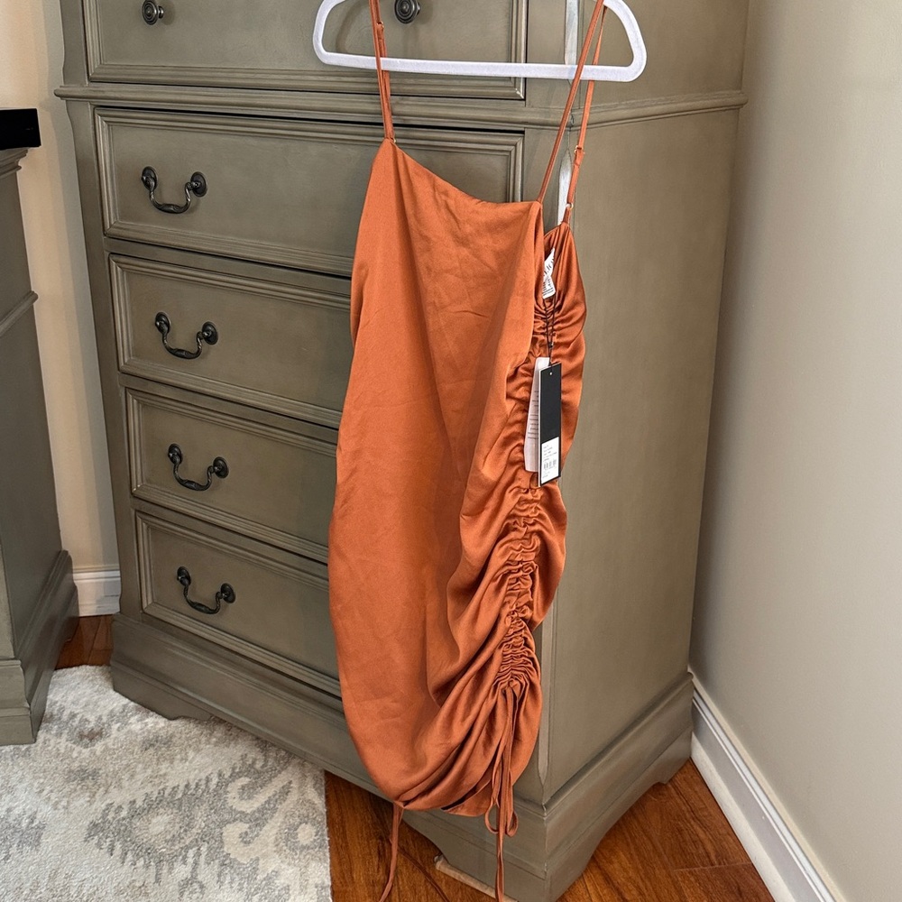 Ruched Slip Dress